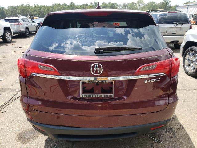 5J8TB3H51EL000573 - 2014 ACURA RDX TECHNOLOGY MAROON photo 6