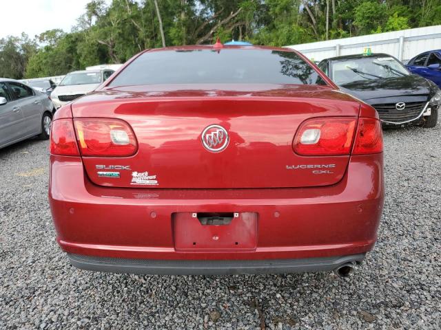 1G4HJ5EM4AU123301 - 2010 BUICK LUCERNE CXL RED photo 6