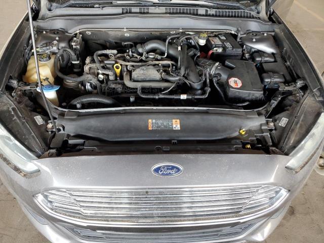 3FA6P0HD9ER345411 - 2014 FORD FUSION SE GRAY photo 11