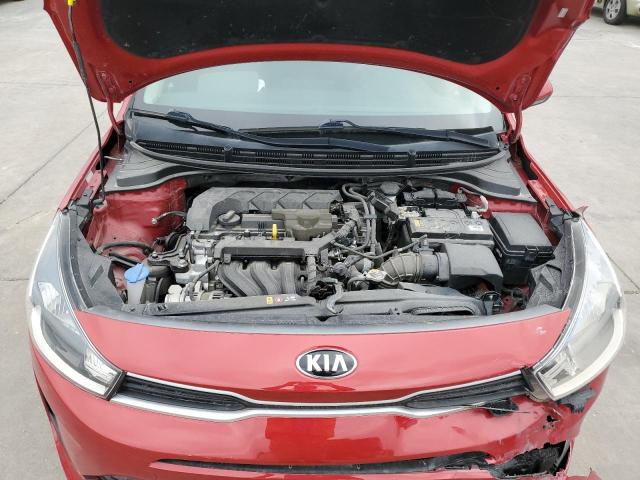 3KPA24ADXME391503 - 2021 KIA RIO LX RED photo 11