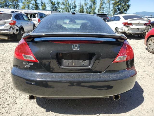 1HGCM82606A002949 - 2006 HONDA ACCORD EX BLACK photo 6