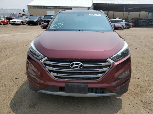 KM8J3CA26HU475164 - 2017 HYUNDAI TUCSON LIMITED MAROON photo 5