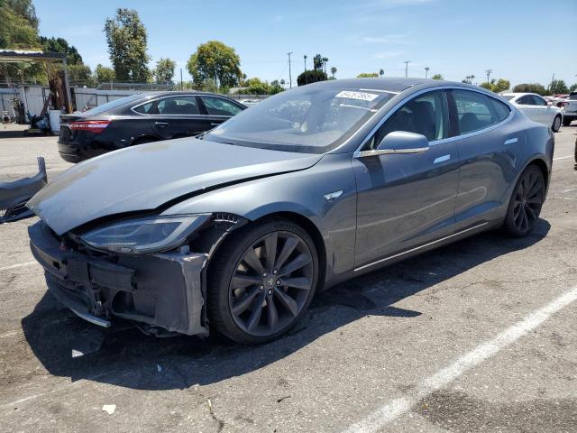 5YJSA1CG2DFP03997 - 2013 TESLA MODEL S ნაცრისფერი ფოტო 1