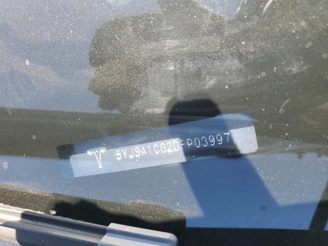 5YJSA1CG2DFP03997 - 2013 TESLA MODEL S ნაცრისფერი ფოტო 13