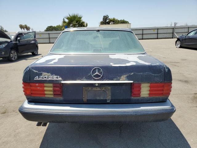 WDBCA35D0HA302688 - 1987 MERCEDES-BENZ 420 SEL BLUE photo 6