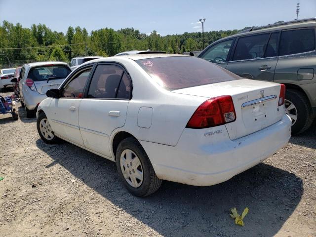 1HGES16583L028870 - 2003 HONDA CIVIC LX WHITE photo 2