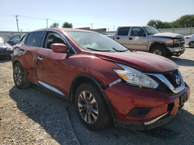 5N1AZ2MH0HN118419 - 2017 NISSAN MURANO S RED photo 1