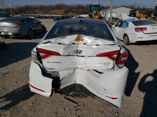 5NPE34AB6FH113290 - 2015 HYUNDAI SONATA SPORT WHITE photo 6