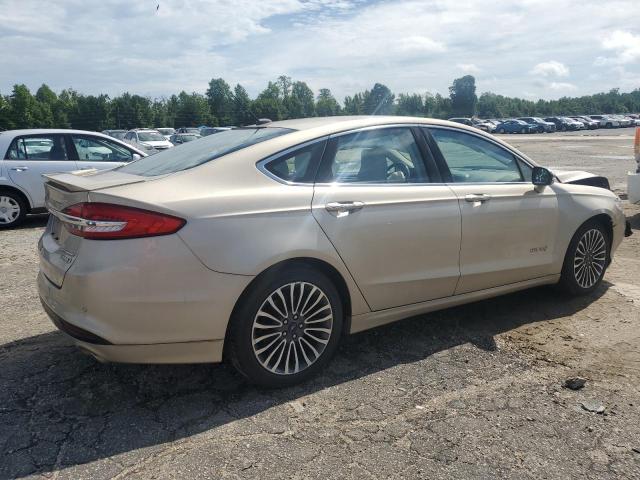 3FA6P0RU7JR250547 - 2018 FORD FUSION TITANIUM/PLATINUM HEV GOLD photo 3