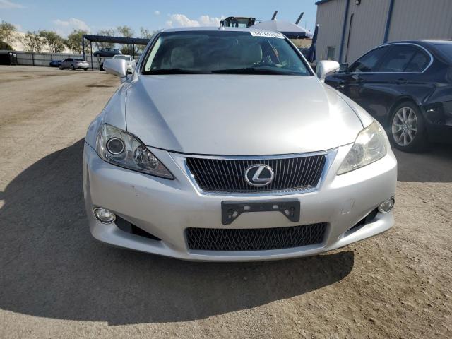 JTHFF2C24A2509627 - 2010 LEXUS IS 250 SILVER photo 5