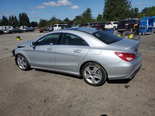 WDDSJ4EB7JN528703 - 2018 MERCEDES-BENZ CLA 250 SILVER photo 2
