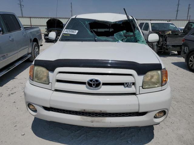 5TBRT38173S385581 - 2003 TOYOTA TUNDRA ACCESS CAB LIMITED WHITE photo 5