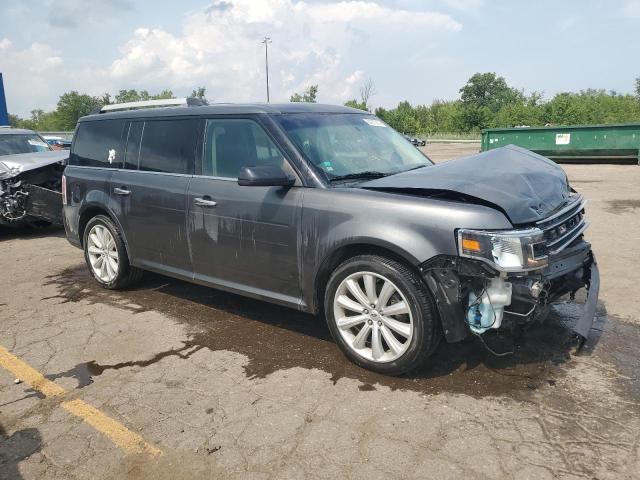 2FMHK6C86KBA27234 - 2019 FORD FLEX SEL GRAY photo 4