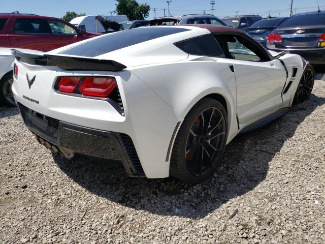 1G1YY2D72H5101708 - 2017 CHEVROLET CORVETTE GRAND SPORT 2LT WHITE photo 3