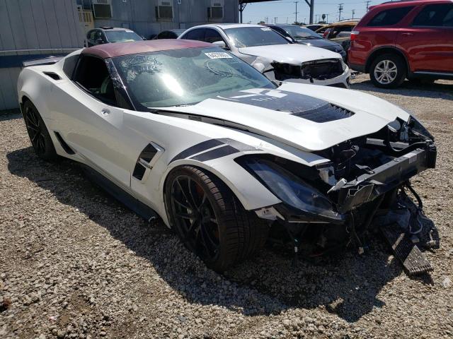 1G1YY2D72H5101708 - 2017 CHEVROLET CORVETTE GRAND SPORT 2LT WHITE photo 4