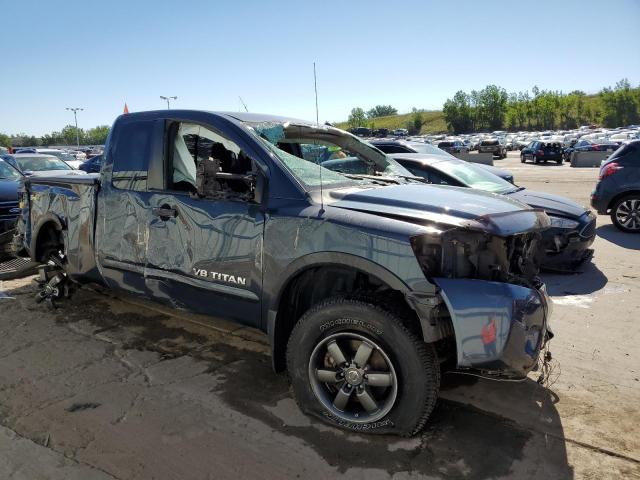 1N6AA0CCXFN506547 - 2015 NISSAN TITAN S BLUE photo 4