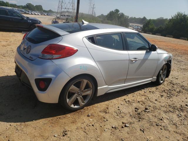 KMHTC6AE7DU118767 - 2013 HYUNDAI VELOSTER TURBO SILVER photo 3