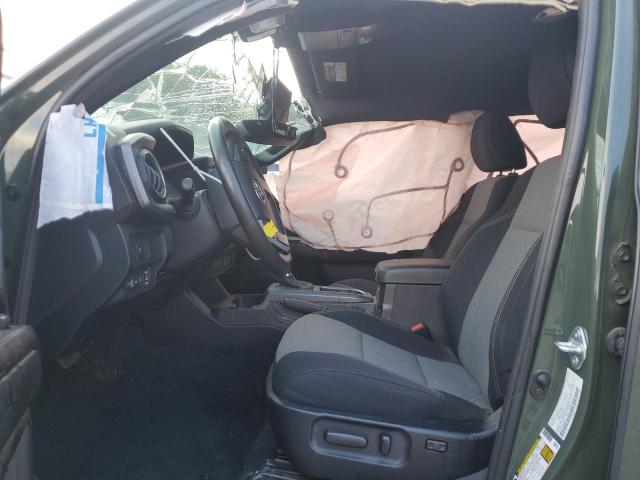 3TMCZ5AN6MM453004 - 2021 TOYOTA TACOMA DOUBLE CAB 绿色 照片 7