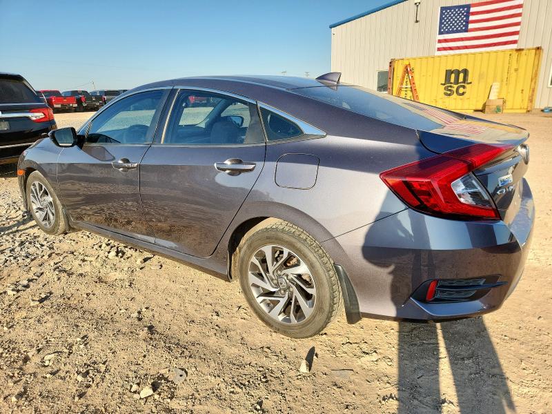 2HGFC2F85JH527458 - 2018 HONDA CIVIC EX رمادي صورة 2