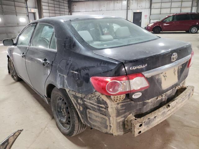5YFBU4EE3CP037496 - 2012 TOYOTA COROLLA BASE BLACK photo 3