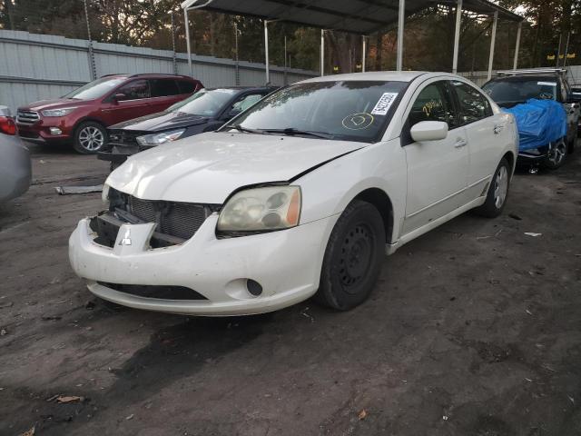 4A3AB36F24E093296 - 2004 MITSUBISHI GALANT ES MEDIUM WHITE photo 2