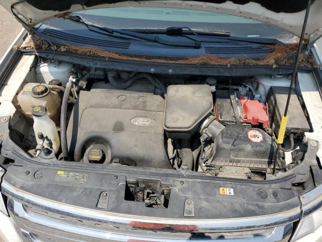 2FMDK3GC8DBB20965 - 2013 FORD EDGE SE WHITE photo 11