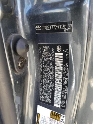 JTKDE177250030127 - 2005 TOYOTA SCION TC 蓝色 照片 12