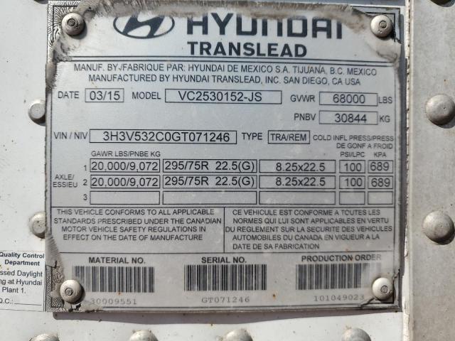 3H3V532C0GT071246 - 2016 HYUNDAI DRYVAN WHITE photo 10