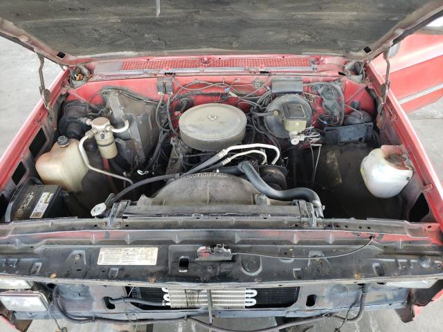 1GCDR14H9HF346828 - 1987 CHEVROLET R10 RED photo 11