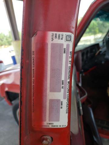 1GCDR14H9HF346828 - 1987 CHEVROLET R10 RED photo 12