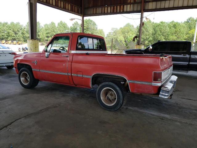 1GCDR14H9HF346828 - 1987 CHEVROLET R10 RED photo 2