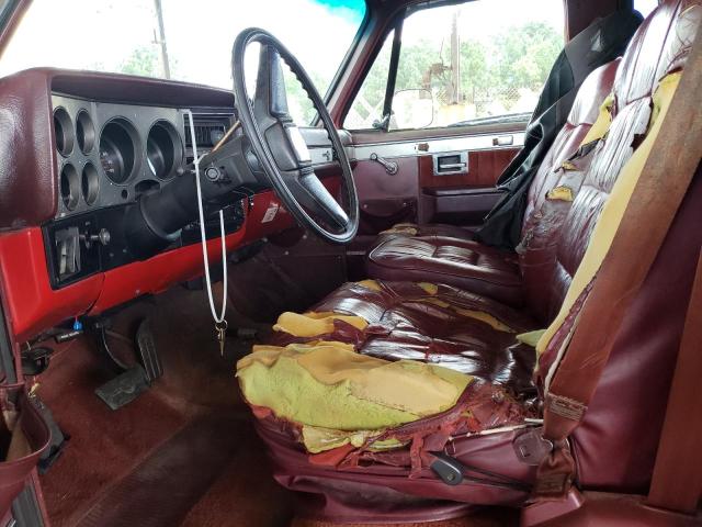 1GCDR14H9HF346828 - 1987 CHEVROLET R10 RED photo 7