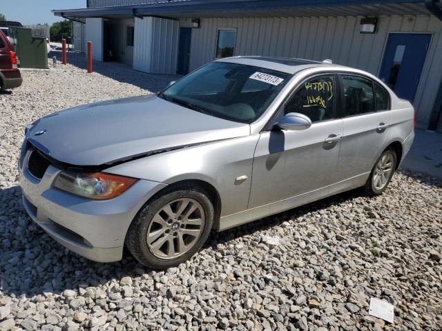 WBAVA33597KX71077 - 2007 BMW 328 I SILVER photo 1