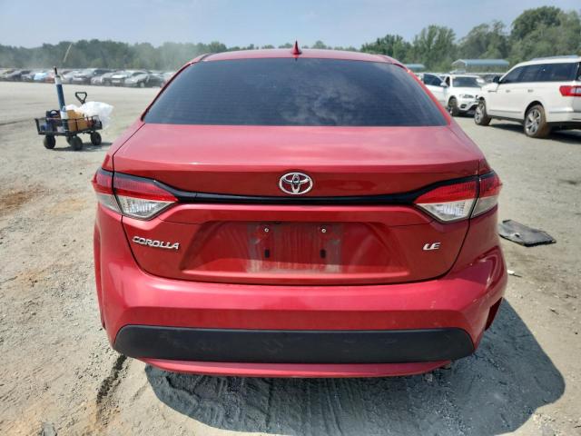 5YFEPRAE9LP069120 - 2020 TOYOTA COROLLA LE MAROON photo 6