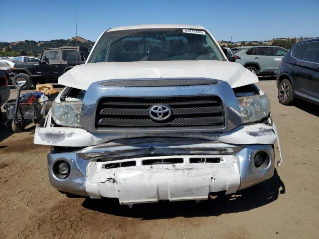 5TFRT54127X006625 - 2007 TOYOTA TUNDRA DOUBLE CAB SR5 WHITE photo 5