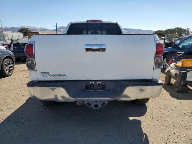 5TFRT54127X006625 - 2007 TOYOTA TUNDRA DOUBLE CAB SR5 WHITE photo 6
