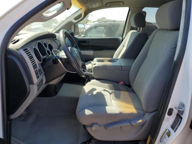 5TFRT54127X006625 - 2007 TOYOTA TUNDRA DOUBLE CAB SR5 WHITE photo 7