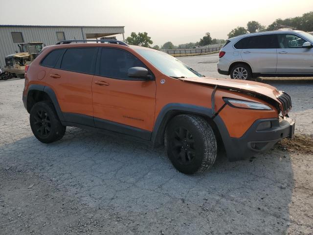1C4PJMBS6EW254804 - 2014 JEEP CHEROKEE TRAILHAWK 橙色 照片 4