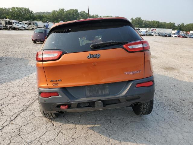1C4PJMBS6EW254804 - 2014 JEEP CHEROKEE TRAILHAWK 橙色 照片 6