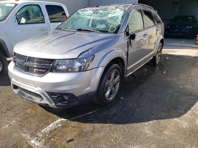 3C4PDCGBXHT599032 - 2017 DODGE JOURNEY CROSSROAD SILVER photo 2