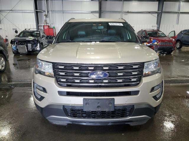 1FM5K8D80HGD55070 - 2017 FORD EXPLORER XLT TAN photo 5