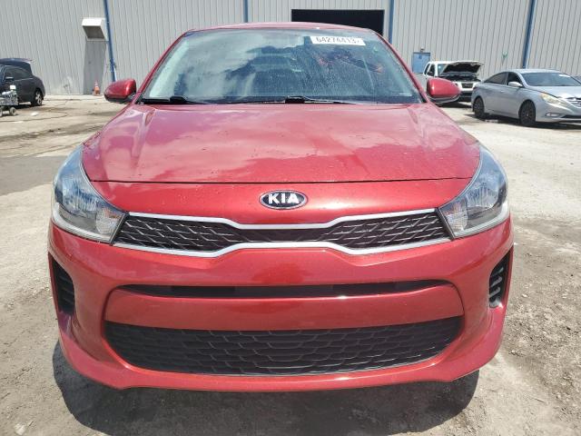 3KPA24AB5KE201585 - 2019 KIA RIO S RED photo 5