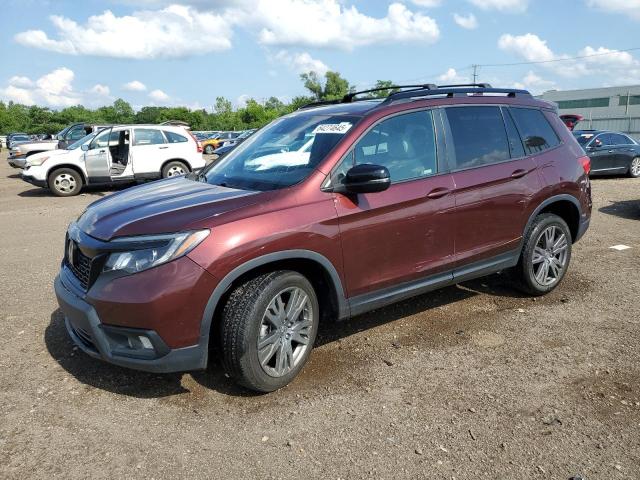 5FNYF8H56MB038839 - 2021 HONDA PASSPORT EXL 勃艮第红 照片 1