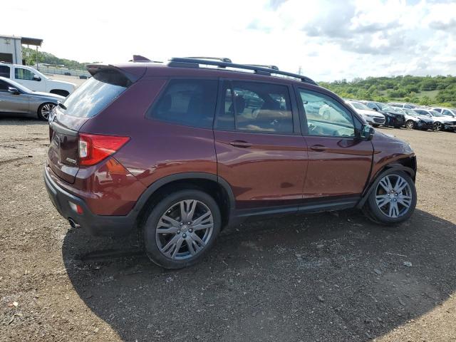 5FNYF8H56MB038839 - 2021 HONDA PASSPORT EXL 勃艮第红 照片 3