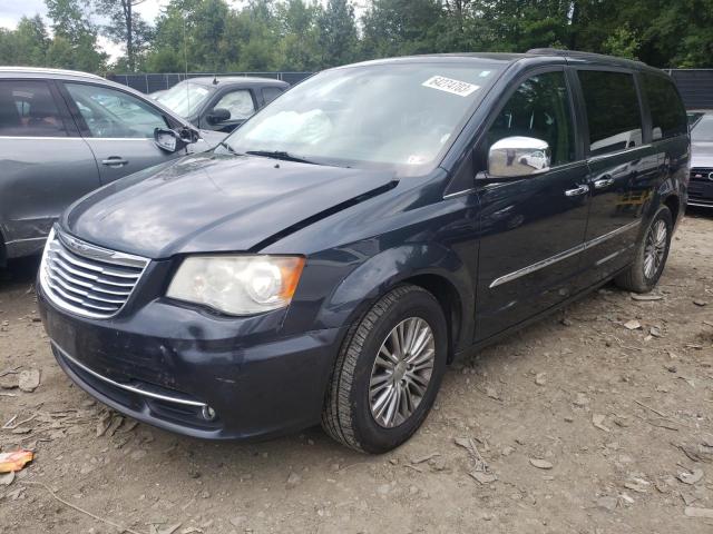 2C4RC1CGXDR751518 - 2013 CHRYSLER TOWN & COU TOURING L GRAY photo 1