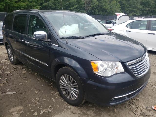 2C4RC1CGXDR751518 - 2013 CHRYSLER TOWN & COU TOURING L GRAY photo 4