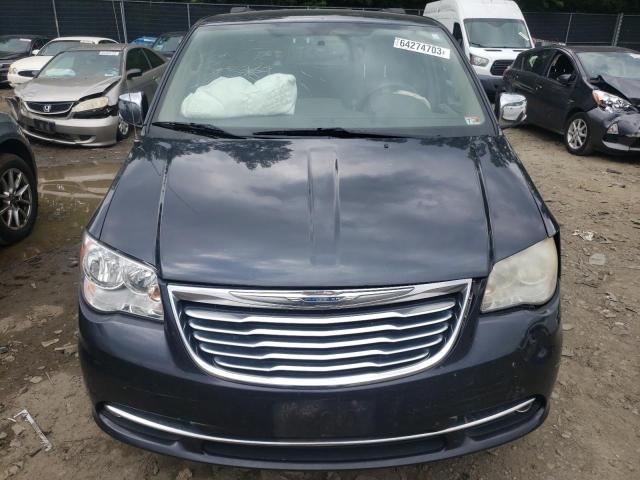 2C4RC1CGXDR751518 - 2013 CHRYSLER TOWN & COU TOURING L GRAY photo 5