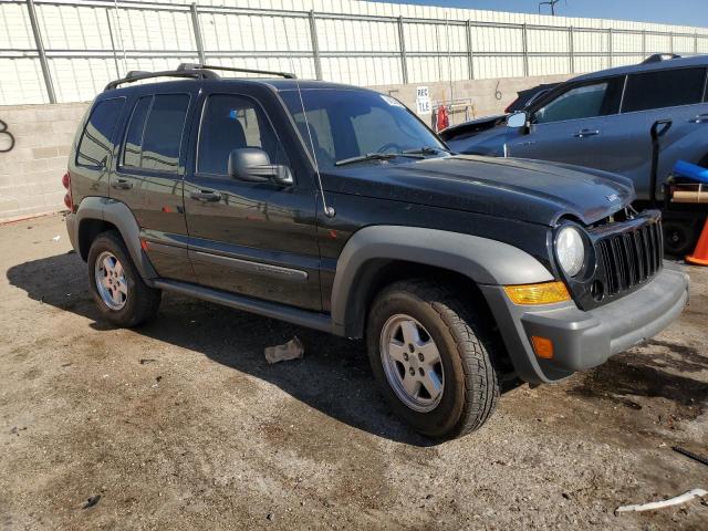 1J4GL48K96W246855 - 2006 JEEP LIBERTY SPORT 黑色 照片 4