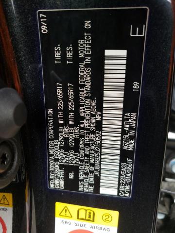 JTJBARBZ5J2150582 - 2018 LEXUS NX 300 BASE შავი ფოტო 13