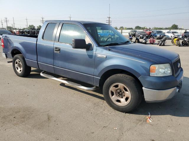 1FTPX125X5NA34627 - 2005 FORD F150 BLUE photo 4